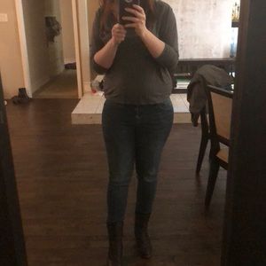 Cynthia Rowley Brand gray small long sleeve shirt